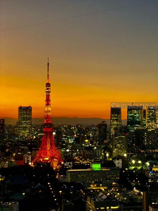 東京タワー夕景